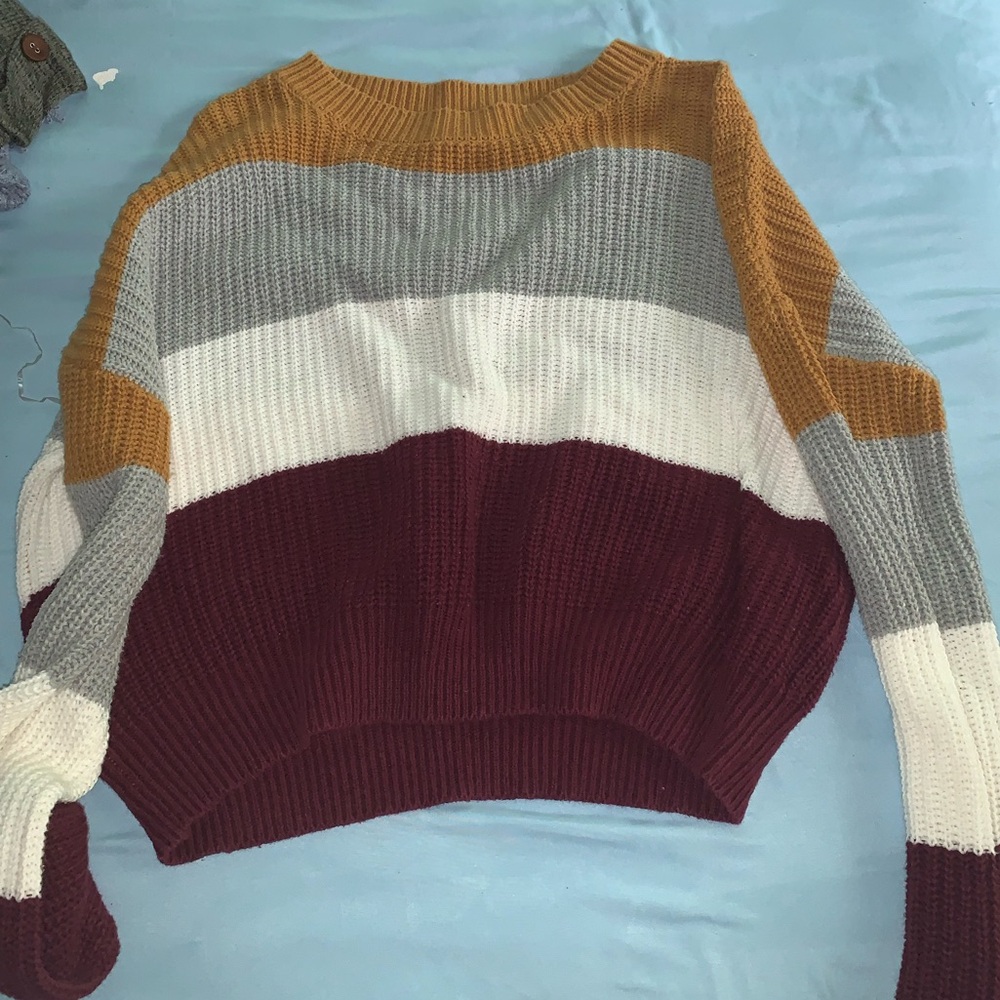 stripped sweater